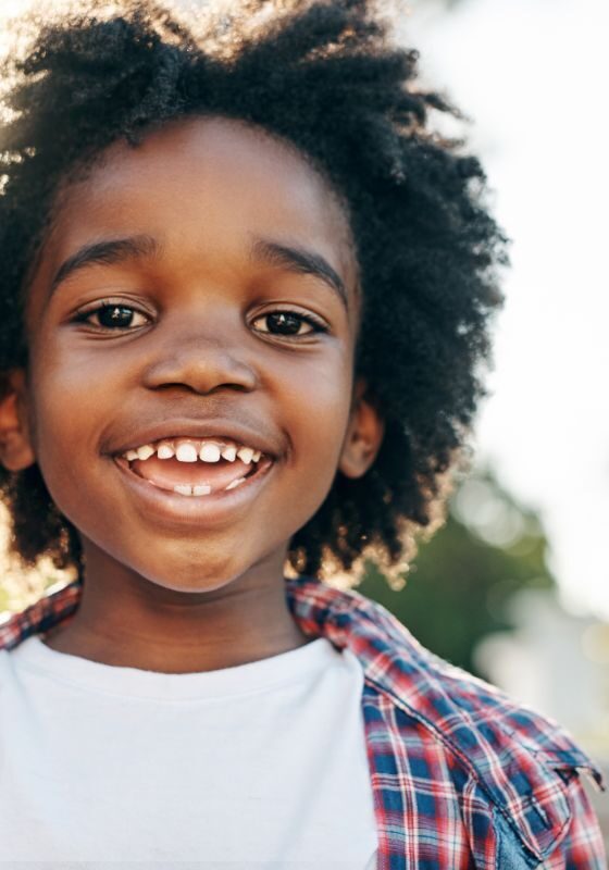 Smiling boy with healthy teeth at a kids dentist in Memphis TN